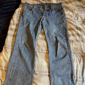 Levi's Men's 501 Original Fit Straight Leg Button Fly Jeans 30x32
